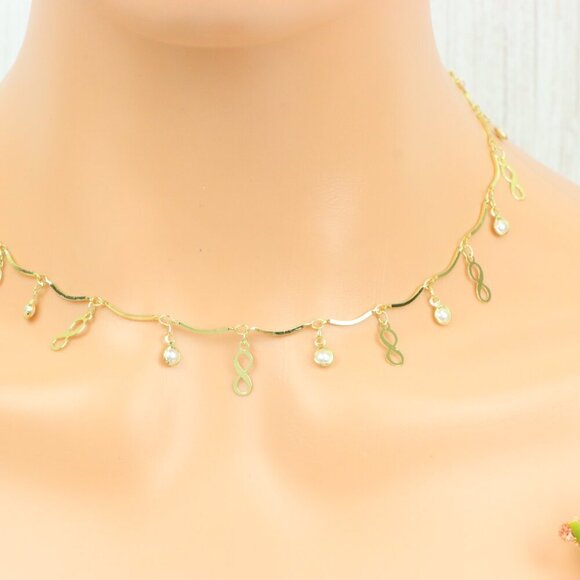 "Minimalist & Elegant Necklace Chain – Perfect for Women & Girls | UNVRC1021 - Picture 9 of 10